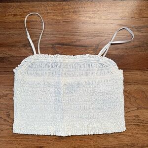 GAP crinkle cut crop top